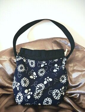 Sholder bag, Project Bag, Knitting Bag, Crochet Bag, Craft bag, canvas bag